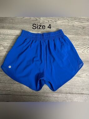 lululemon athletica Women's Electric Blue Athletic Shorts